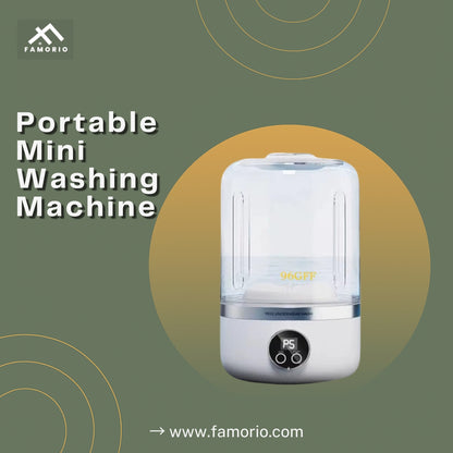 Portable Mini Washing Machine | Wireless & Rechargeable