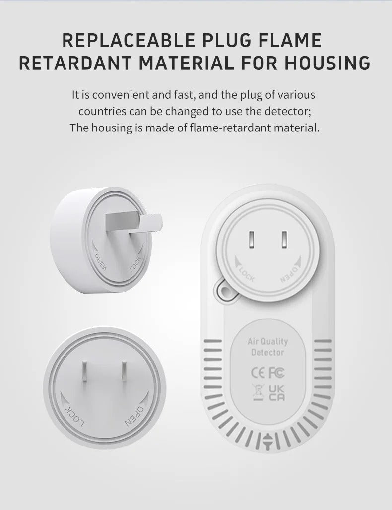 4-in-1 CO Detector with Temp