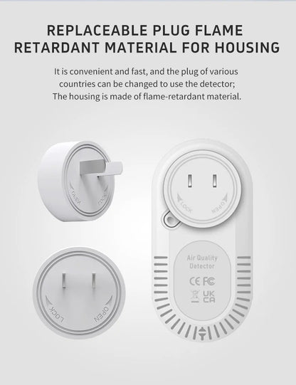 4-in-1 CO Detector with Temp