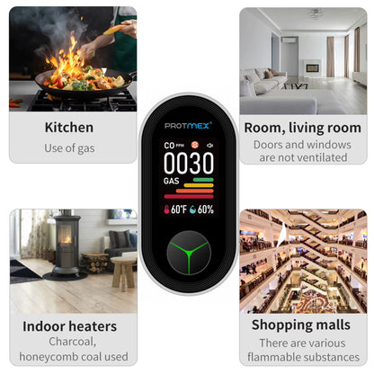 4-in-1 CO Detector with Temp