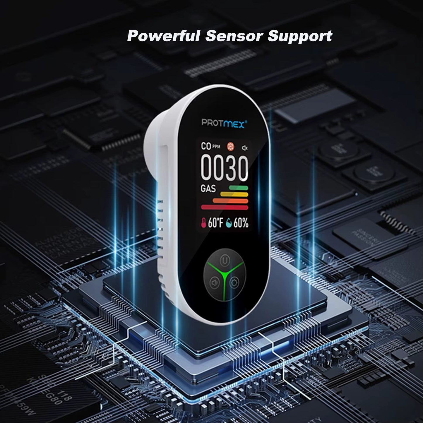 4-in-1 CO Detector with Temp