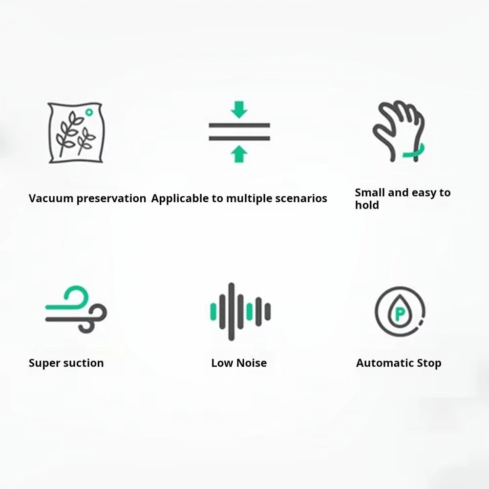 Compact Rechargeable Vacuum Sealer Pump