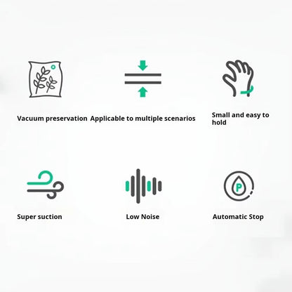 Compact Rechargeable Vacuum Sealer Pump